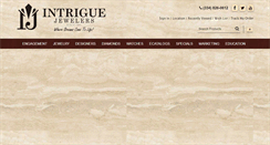 Desktop Screenshot of intriguejeweler.com